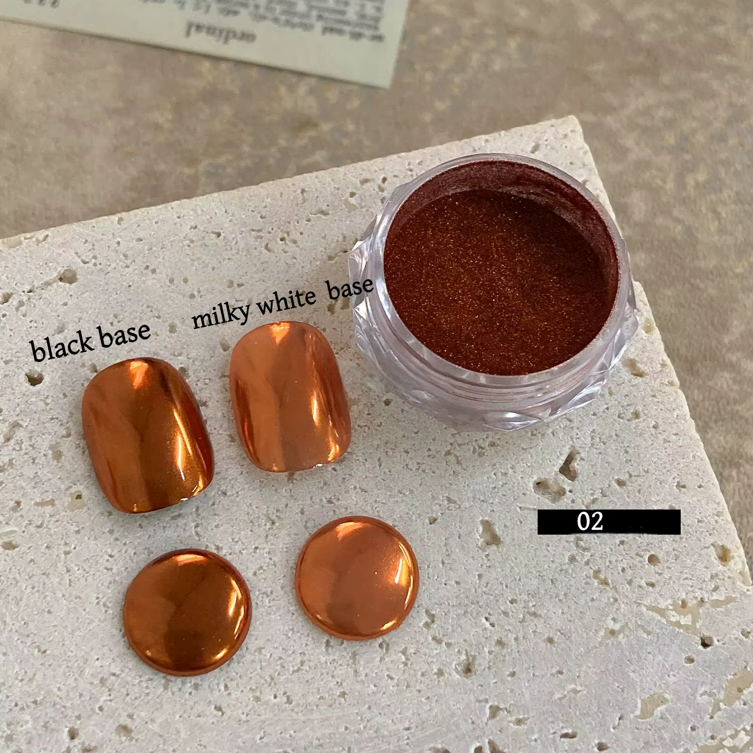Nouveau Hiver et automne couleur en option miroir poudre ongles gel poudre bricolage ongles poudre
