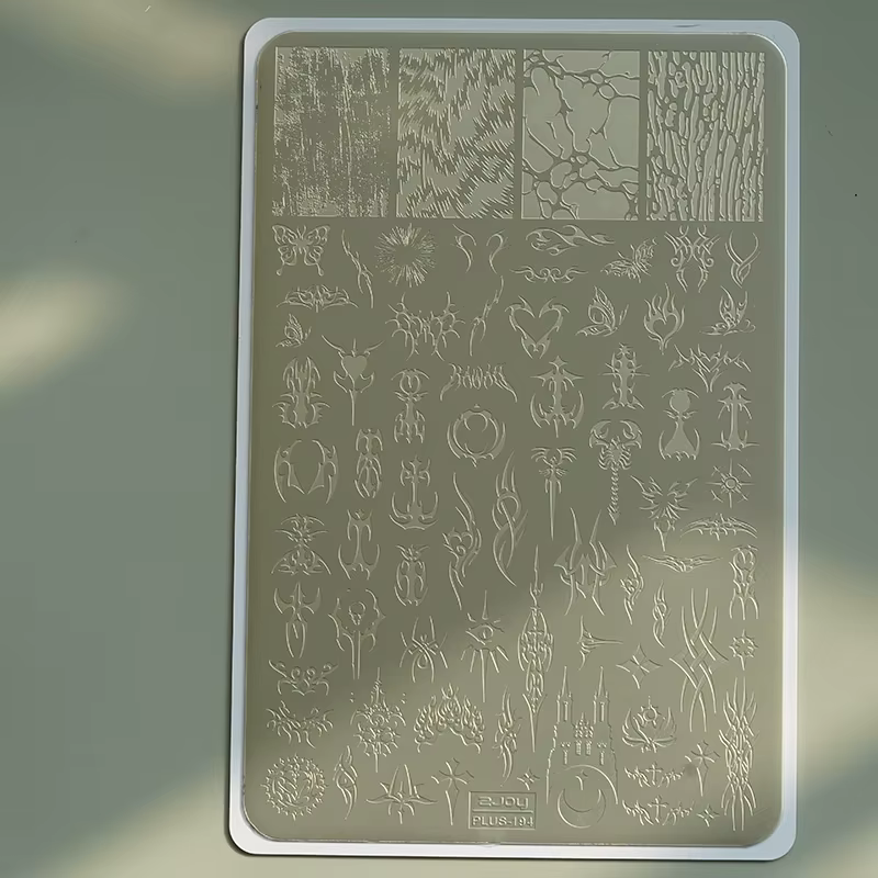 XMQ NAIL ART STAMPING PLATES COOL LINES TEMPLATES
