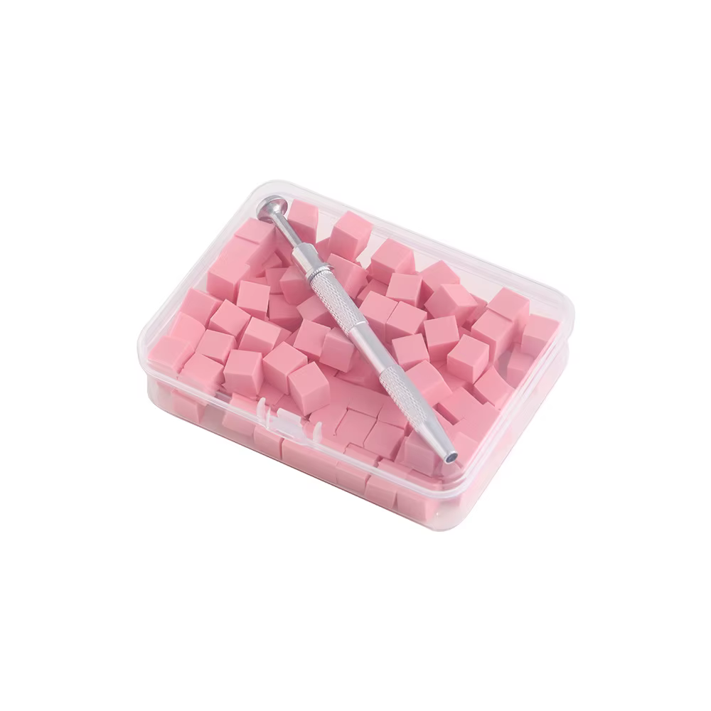 Ensemble d'éponges carrées pour Nail Art, 100/50 pièces, pinceaux dégradés pour vernis Gel, bricolag