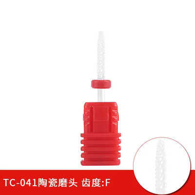 Fraise en céramique pour traitement des bords de manucure, foret à ongles, outils d'équipement de ve
