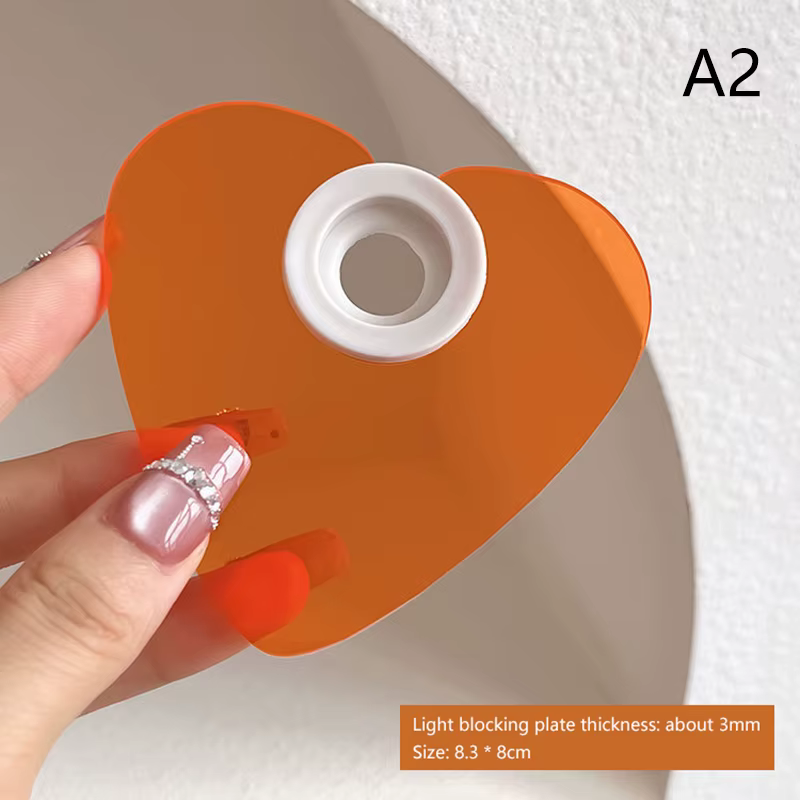 Appareils pour salon de beauté des ongles, déflecteur anti-lumière acrylique pour lampe UV à ongles 