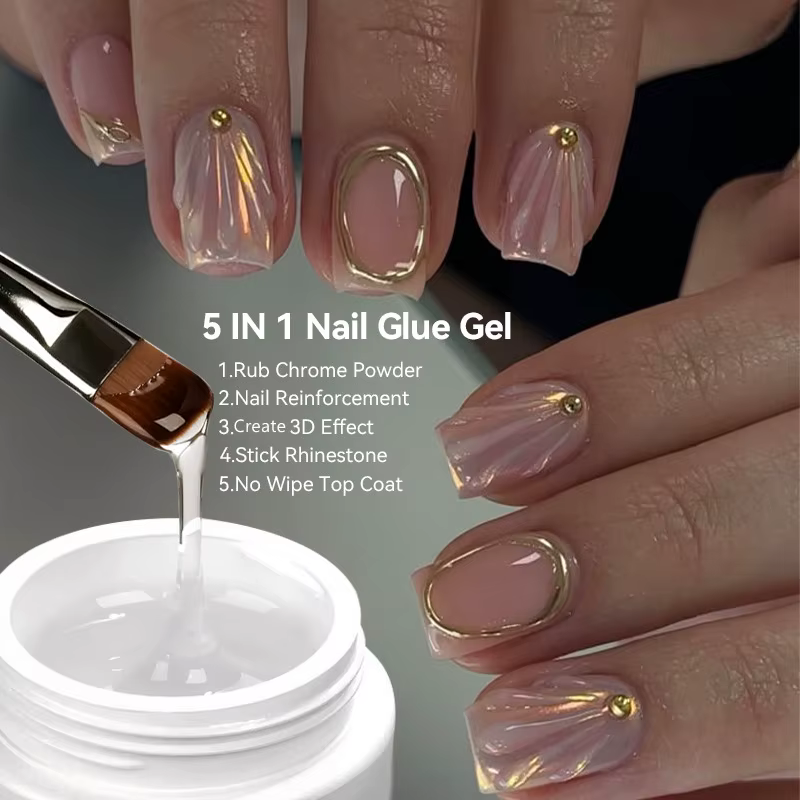 BORN PRETTY 5 ml/30 ml 5 en 1 colle à ongles Gel multifonctionnel effet 3D sculpture façonnage renfo