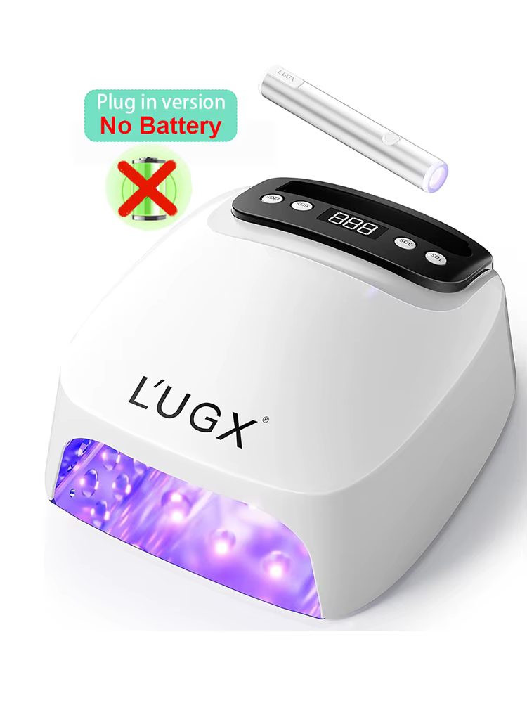 Lampe UV LED pour ongles LUGX LG801, lampe à ongles sans fil 48W, séchage rapide 5X, lampe à gel por