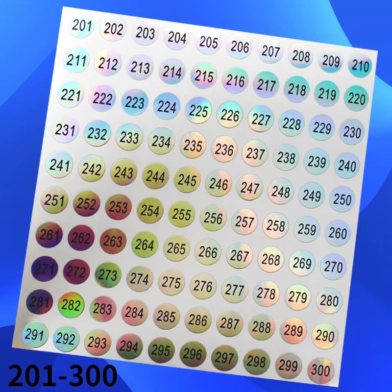 Vernis à ongles couleur Gel vernis numéro autocollant étiquette 1-100/101-200/201-300 marque numérot