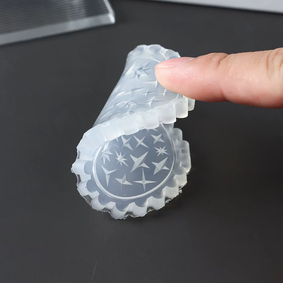 Moule à ongles en Silicone, fleur Sakura de printemps, sculpture acrylique 3D, tulipe champignon, pl