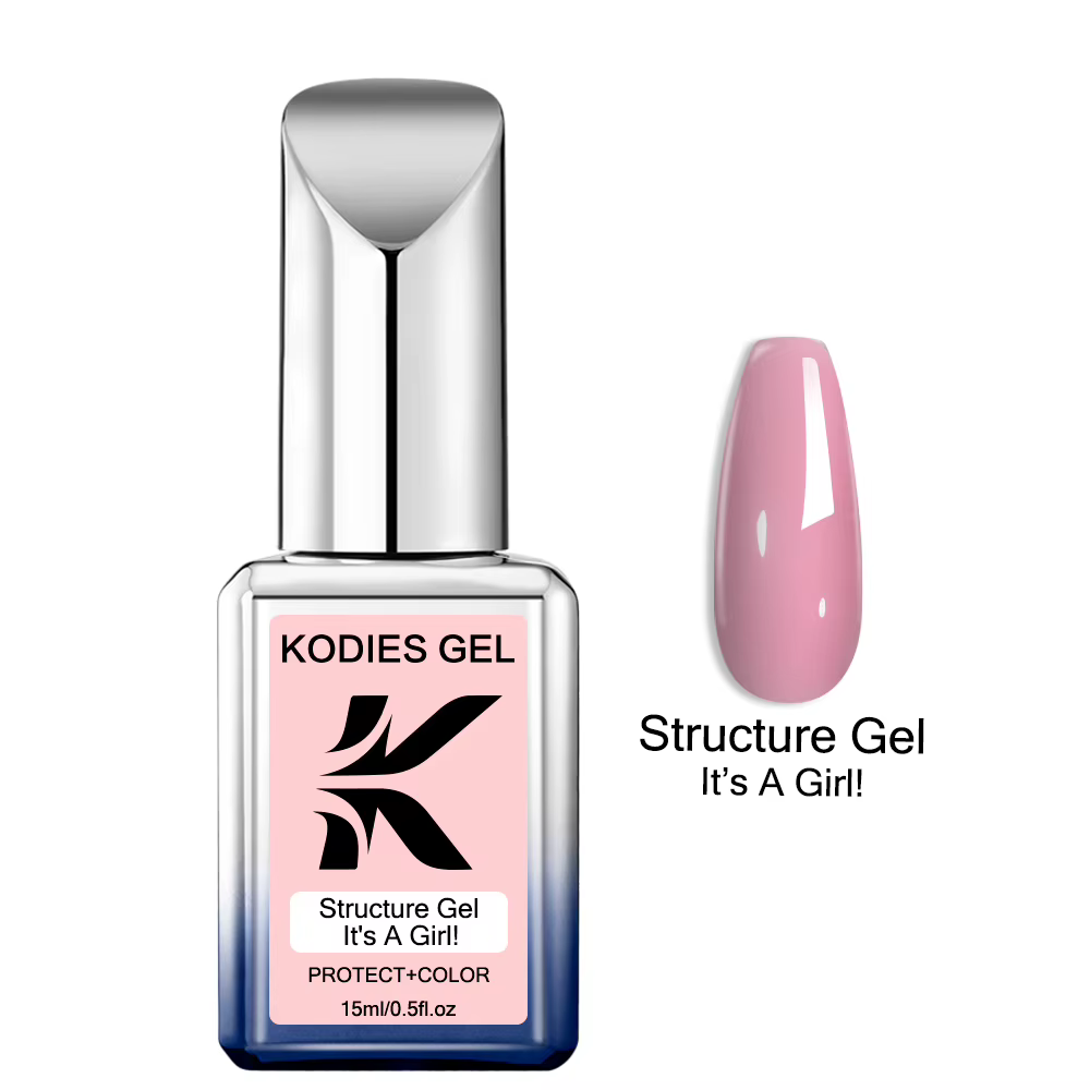 KODIES GEL vernis à ongles Gel nu laiteux couleur caoutchouc couche de Base 15ML Vernis Semi Permane