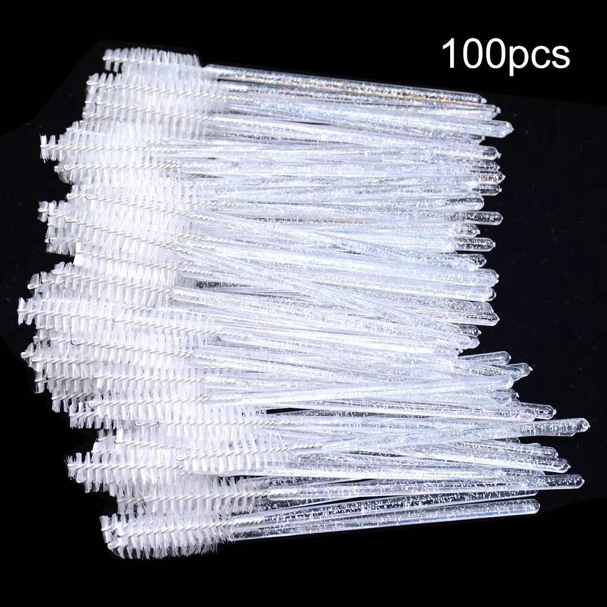 100 pièces pour Extension de cils maquillage brosses à cils jetables Spoolies Micro cils Mascara bag