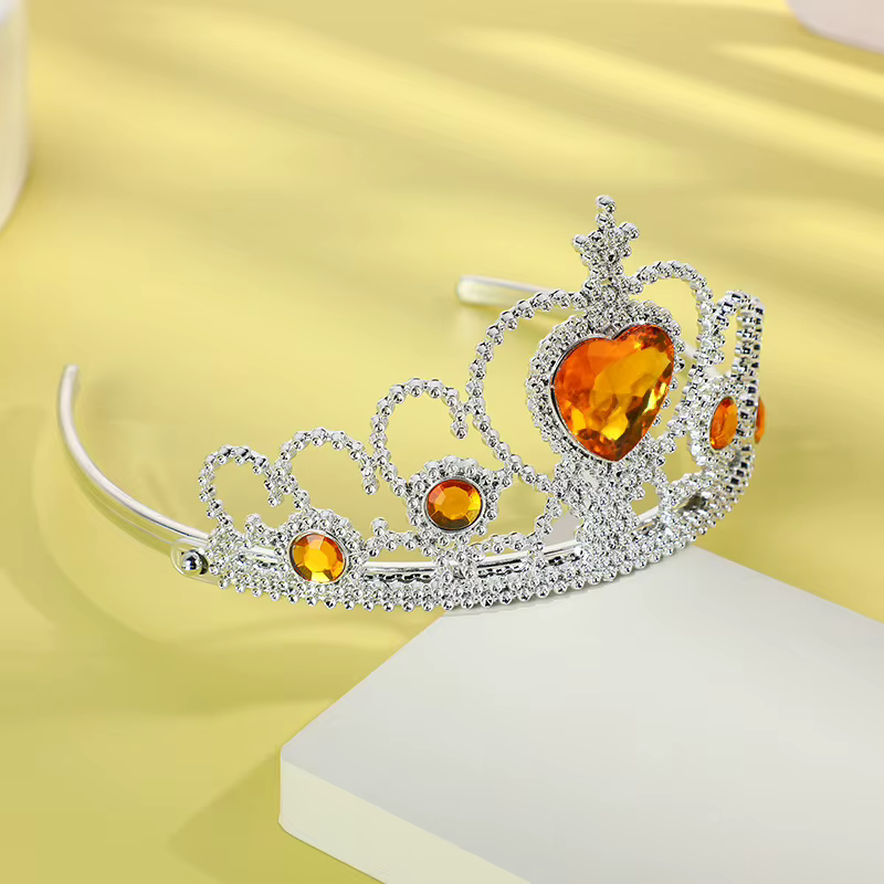 Couronne de diamant pour enfants, coiffure princesse Elsa pour filles, bandeau congelé, tempérament 