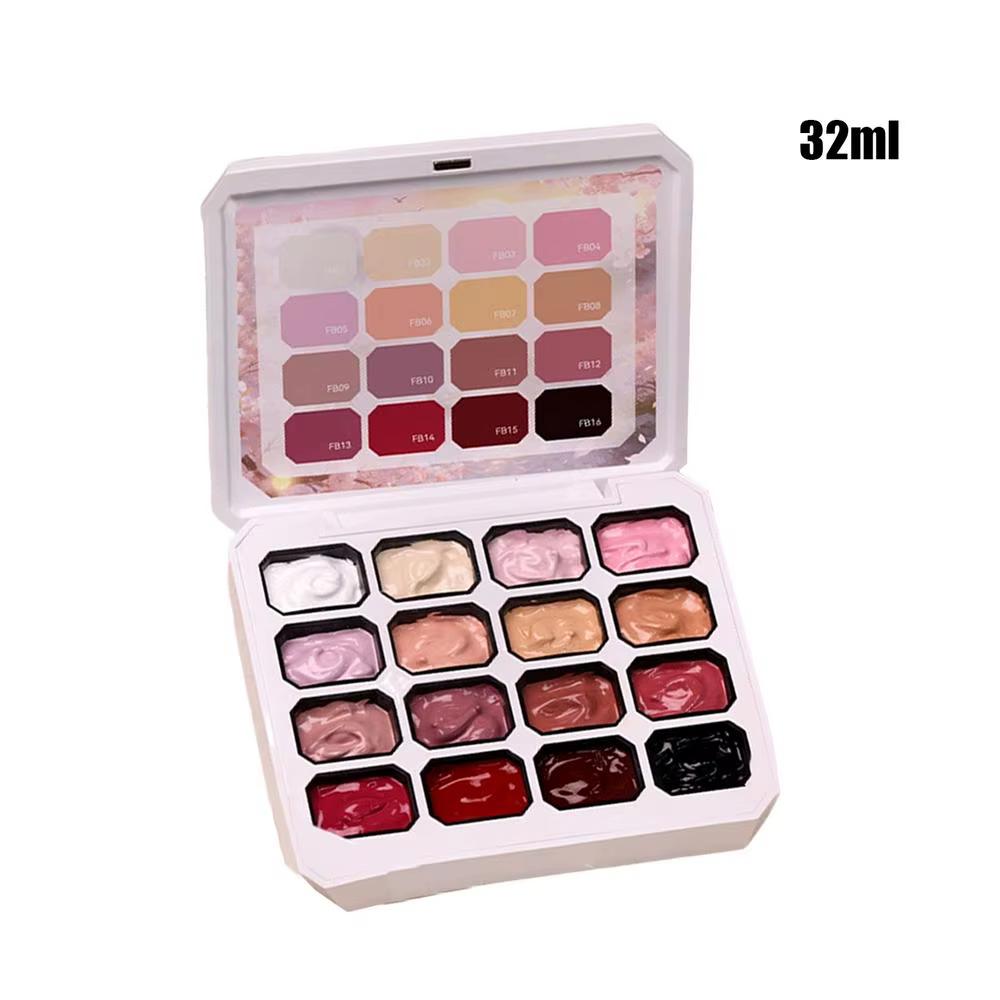 Gel de manucure 16 couleurs pour dégradé, idéal pour débutants, professionnels, femmes, filles, dame