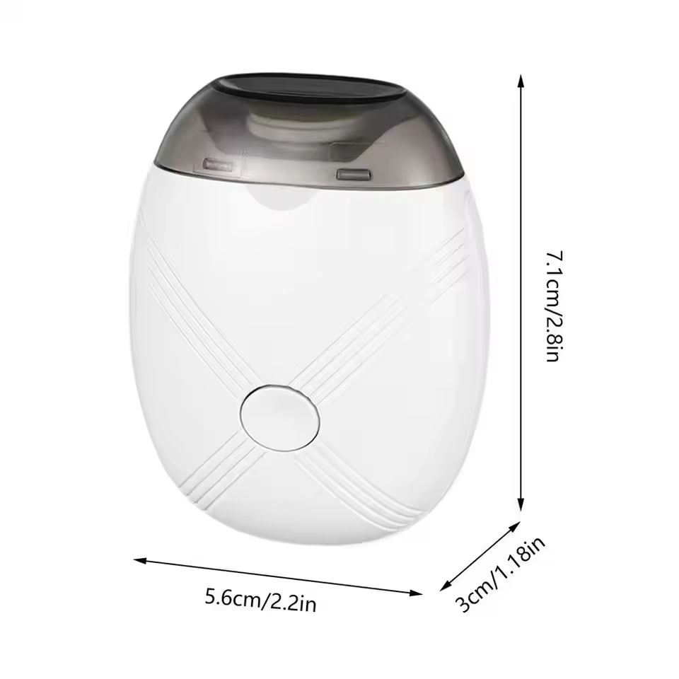 Coupe-ongles électrique 2 en 1 avec lumière LED, lime à ongles automatique, outils de manucure pour 
