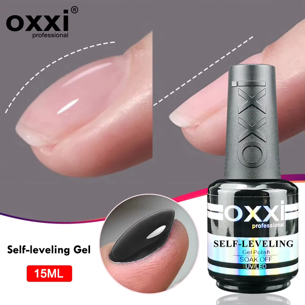 OXXI PROFESSIONAL vernis Gel auto-nivelant 15ml renfort semi-permanent Gellac ongles Art fort UV mul