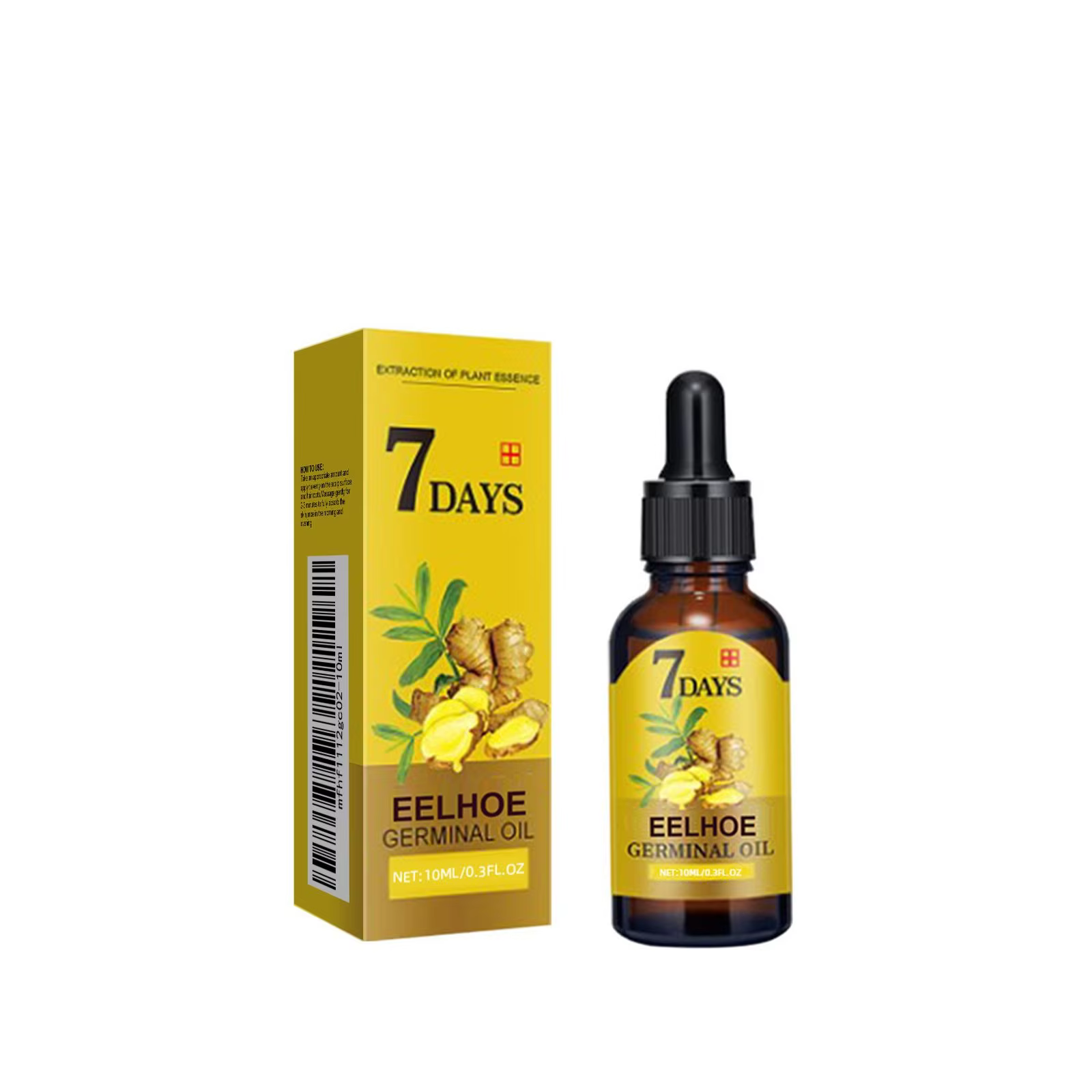 EELHOE – huile de gingembre pour la croissance des cheveux, pour le Massage du cuir chevelu, traitem