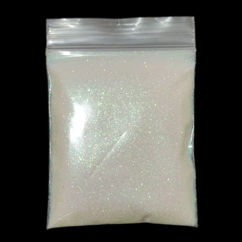 10 g/sac 0.2mm Laser paillettes ongles Chrome poudre à ongles diamant arc-en-ciel linéaire paillette