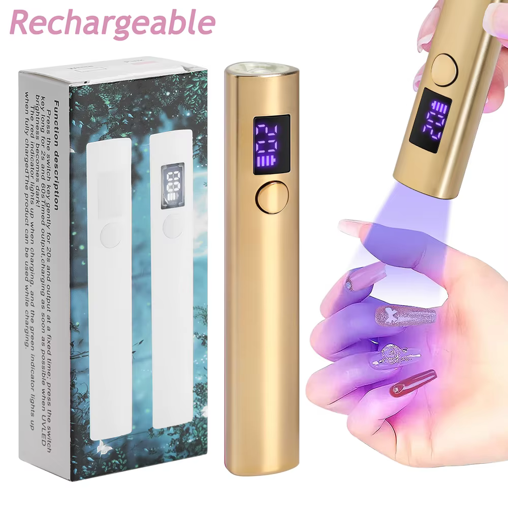 Sèche-Ongles Portable à vaccage Rapide, Mini Lampe UV LED, Outils de Salon à Domicile, Stylo de Lamp