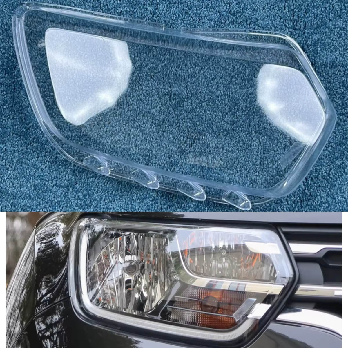 Pour Renault Duster 2022 accessoire voitures abat-jour phares lentille voiture avant phare lentille 