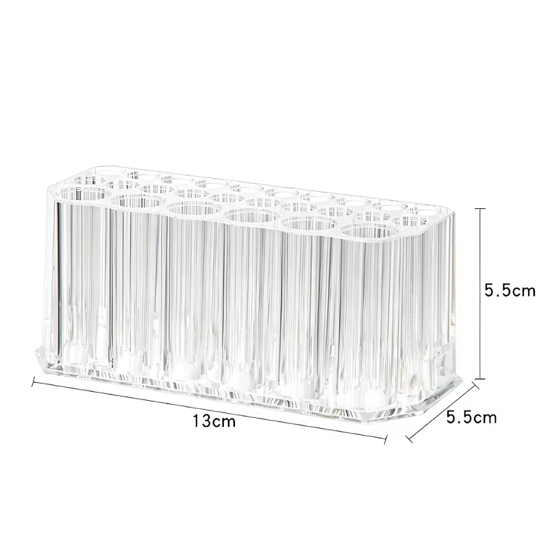 Organisateur de brosses à ongles en acrylique, 26 trous, Kit de Nail Art, outils de rangement, maqui