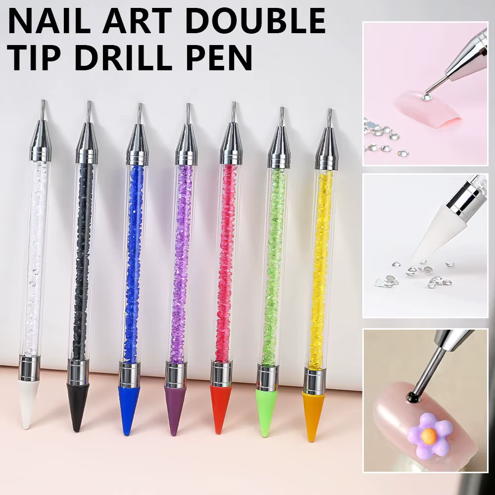 Stylo à points pour cueilleur de strass, 1 pièce, crayon de cire à double extrémité pour pointe de s