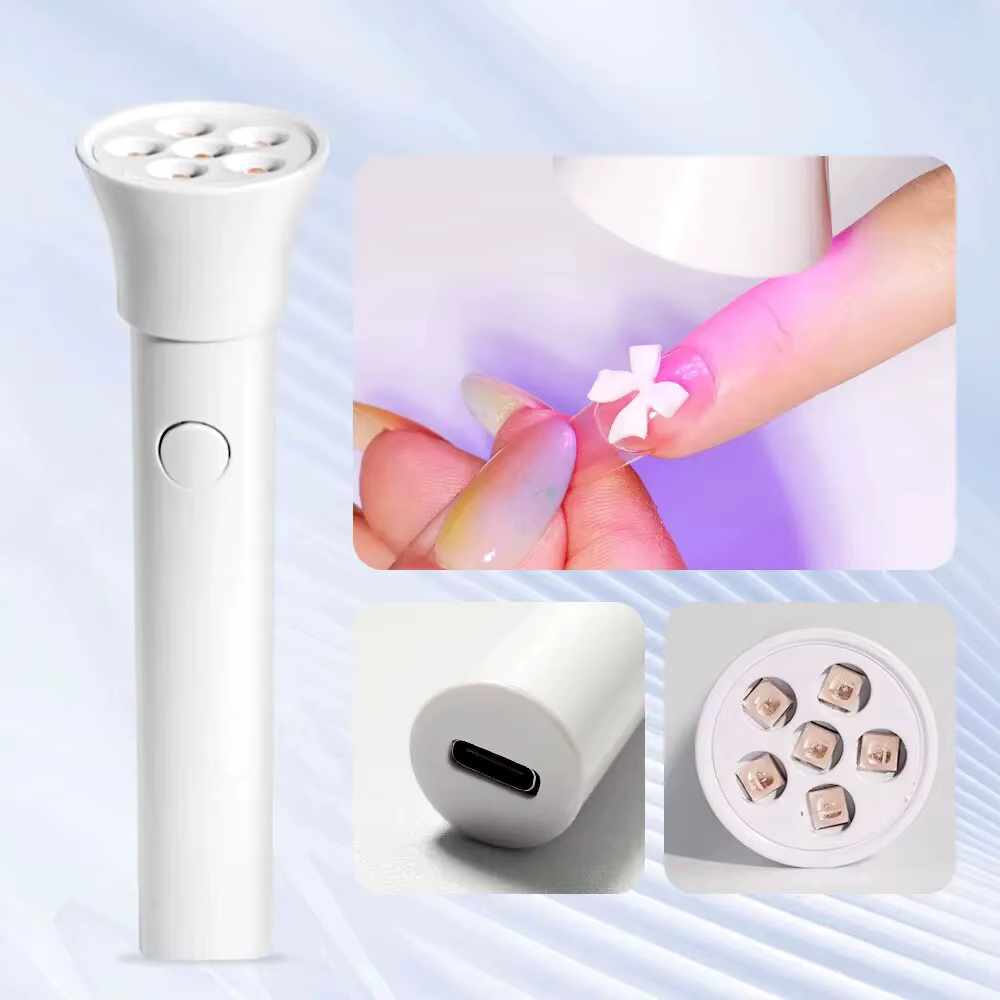Lampe LED UV Portable Rechargeable pour vaccage de Verhéritage à Ongles, Machine de vaccage, Outils 