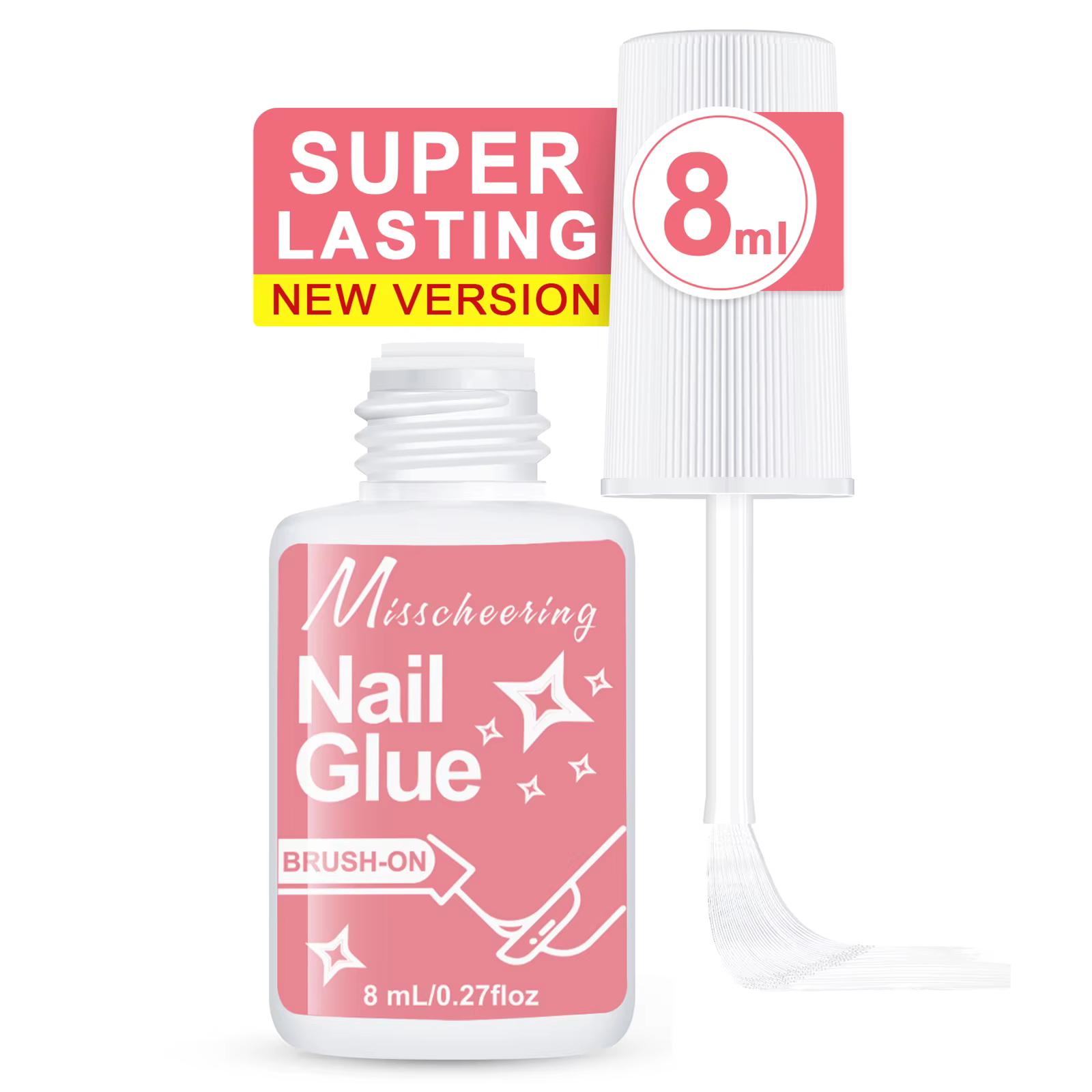 Colle pour faux ongles à séchage rapide, 7g, paillettes professionnelles, acrylique, strass, décorat