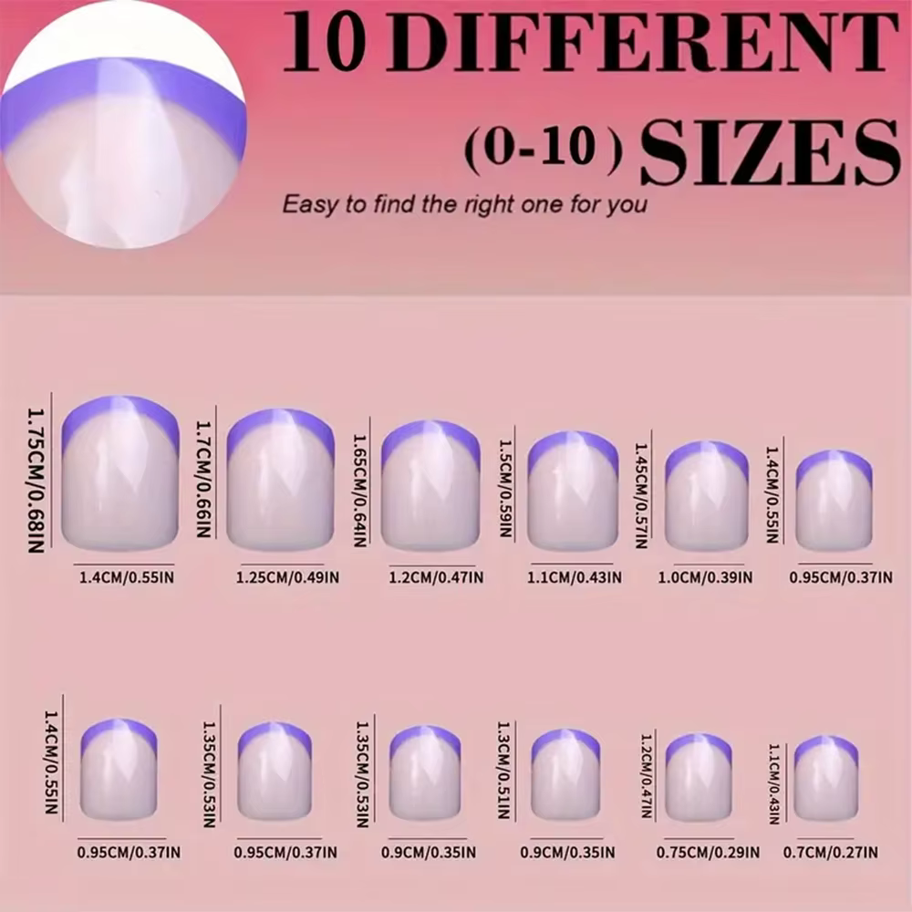 240/120 pièces coloré français court carré faux ongles couverture complète faux ongles pointe Extens