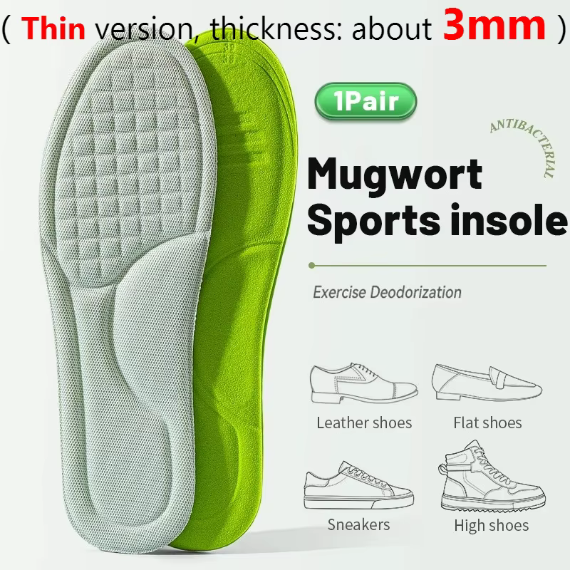 Semelles de sport 4D Cloud Technology pour chaussures, semelle en PU, douces, respirantes, amortissa