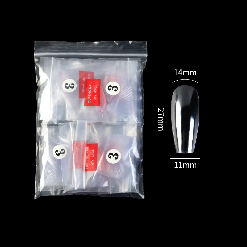 500 pcs/pack pratique faux ongles taille unique 3 4 5 6 clair couleur naturelle faux ongles goutte d