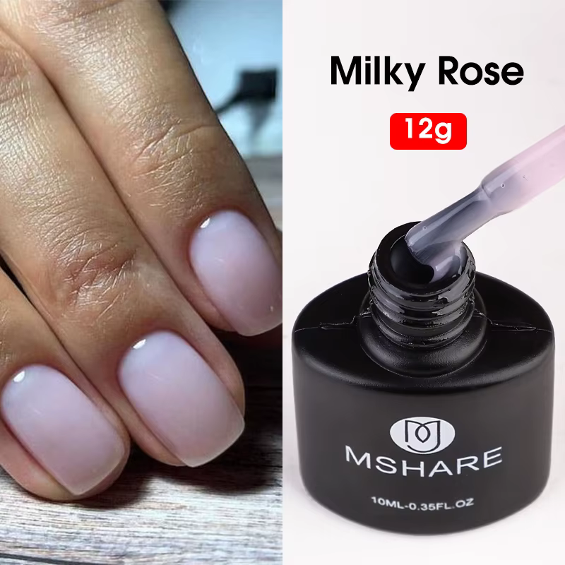 MSHARE vernis semi permanent  à ongles Semi-Permanent, à séchage UV LED, à trempage, durci avec un s