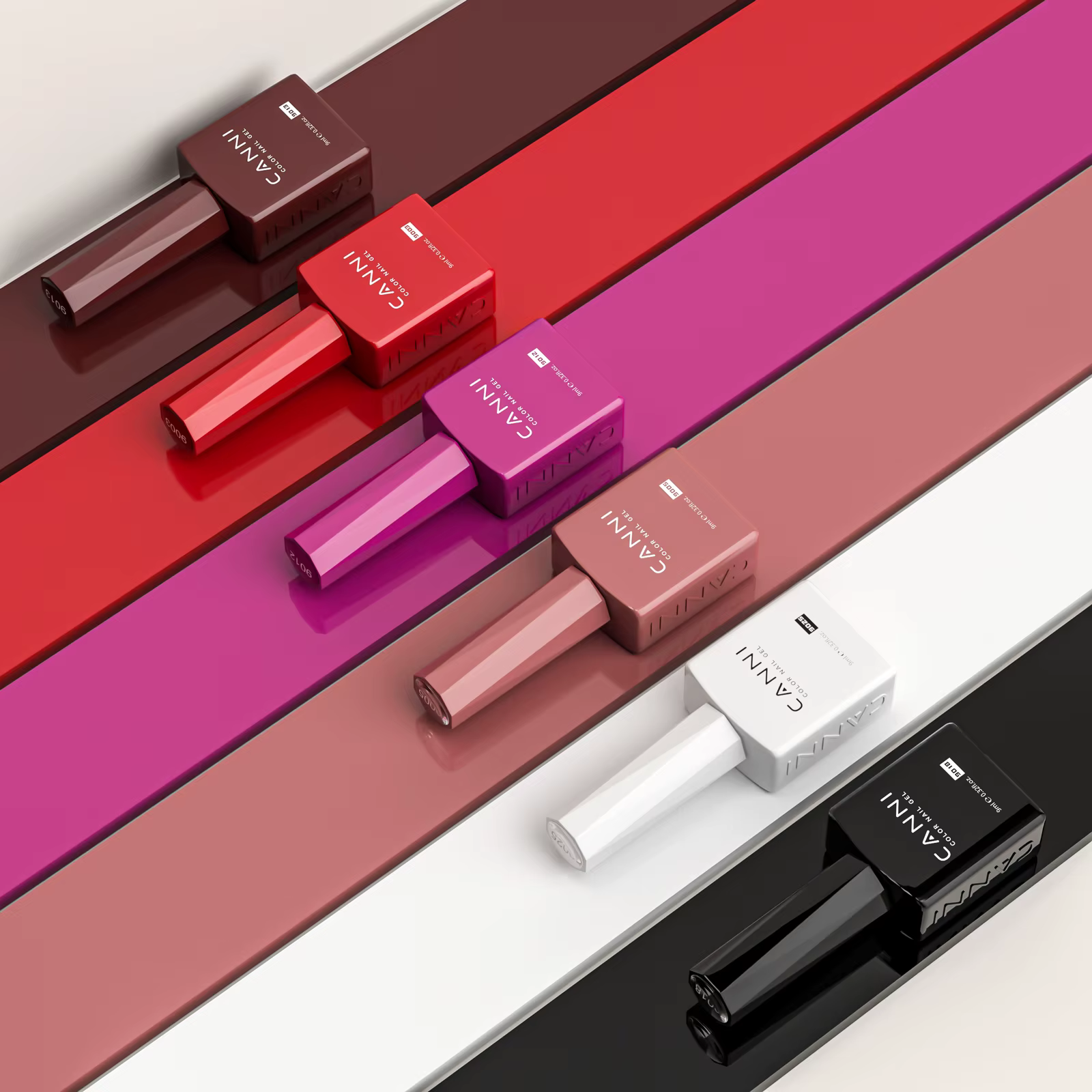 9ml CANNI HEMA/TPO gratuit couleur rose nu vernis à ongles couverture complète Semi Permanent longue