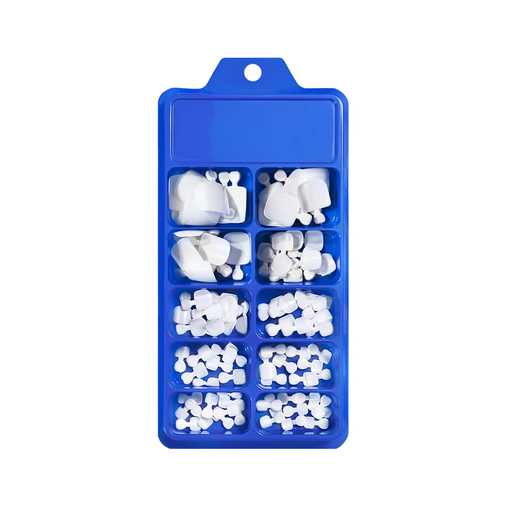 100 pièces faux ongles blanc naturel presse sur orteil pied couverture complète ongles carrés consei