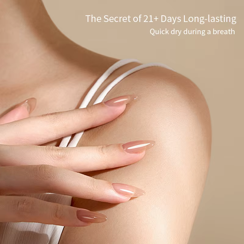 UR SUGAR 15 ml Gel de Base et sans lingette couche de finition Semi Permanente 2 en 1 bouteille d'ap