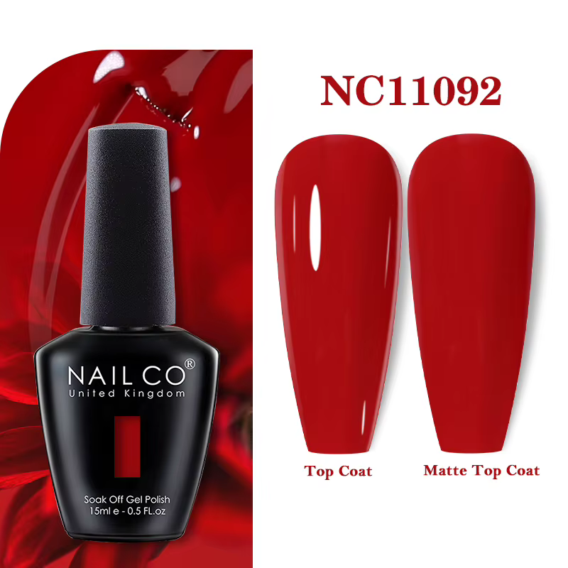 NAILCO 131 Couleurs Vernis Semi-Permanent UV Gel pour Ongles, Vernis Gel pour Nail Art, Design de Ma