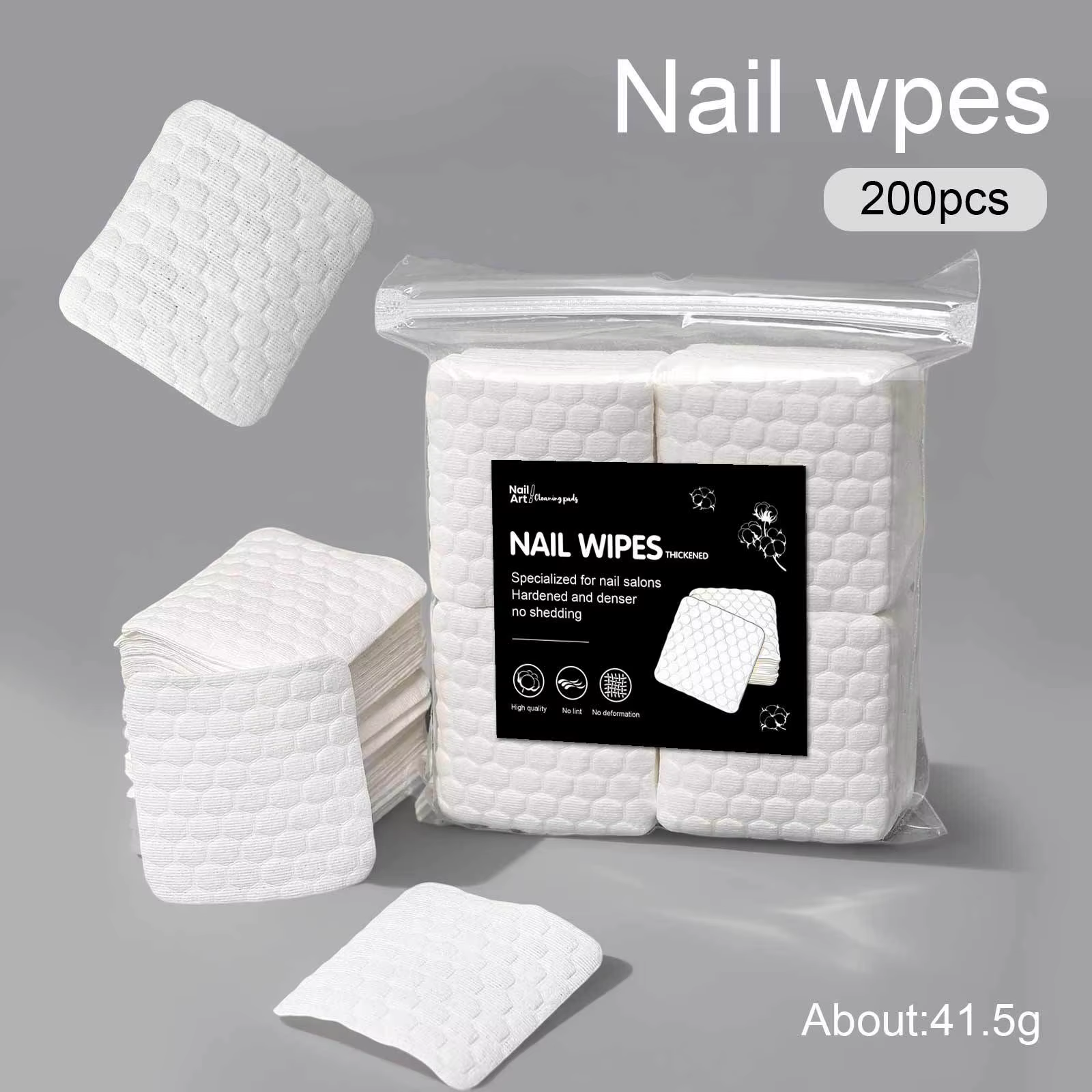 200/500 pièces/paquet/boîte solide Durable outils pour ongles manucure Gel vernis à ongles tampons d