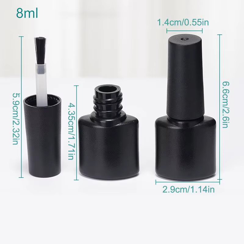 Nouvelles bouteilles de gel pour ongles, flacons de vernis à ongles vides, bouteilles rechargeables