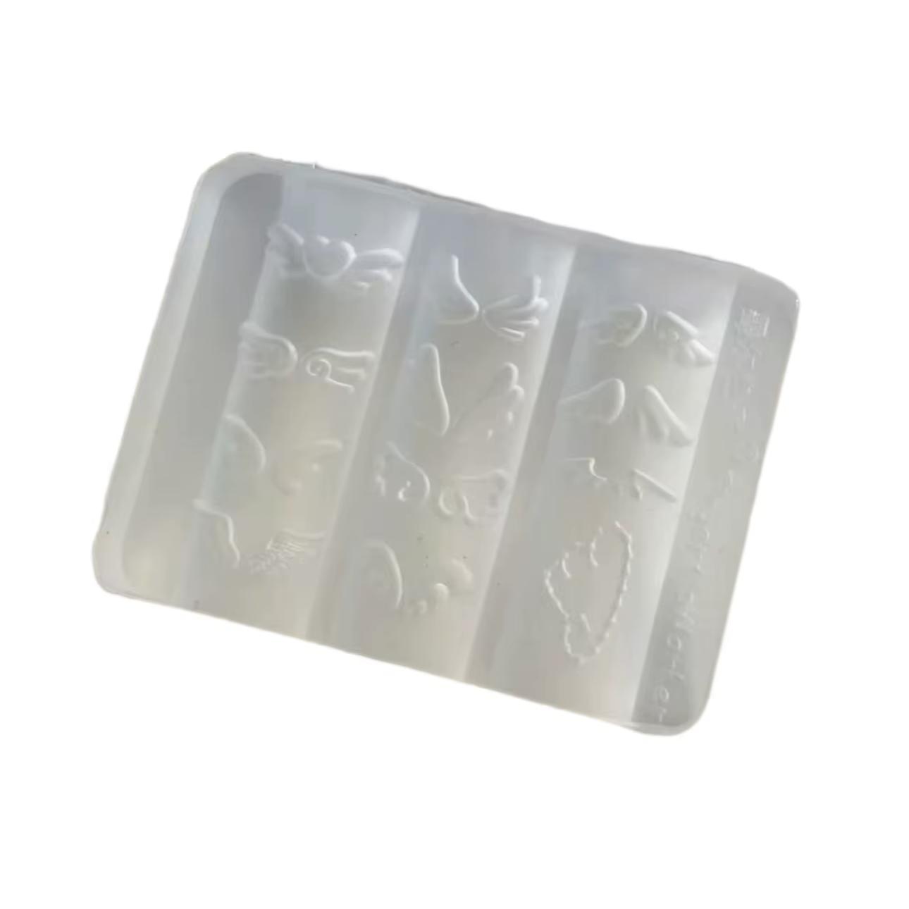 Modèle de manucure transparent DIY, moule en silicone 3D pour nail art, motifs rétro de style europé