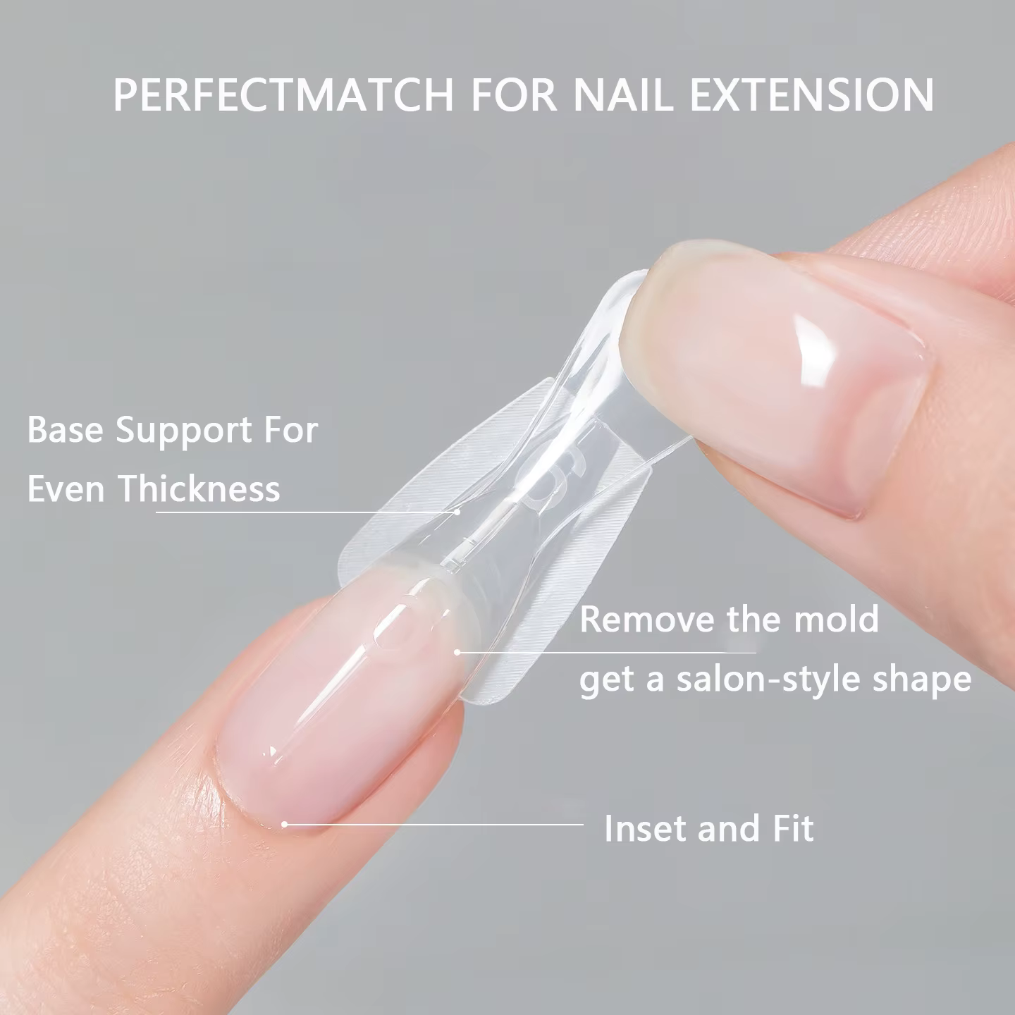 240 Pièces Nouvelles Formes Double pour Ongles Sandwich Réutilisables, Mélange de 15 Tailles, Courte
