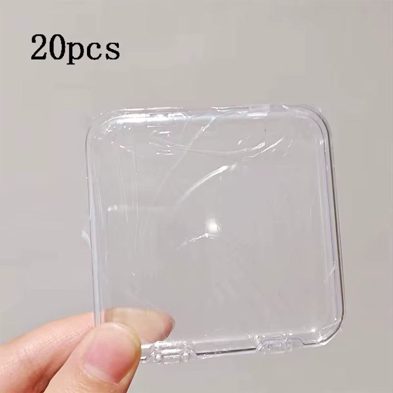 Boîtes à ongles transparentes : Rangement transparent pour ongles, petites boîtes pour ongles, outil