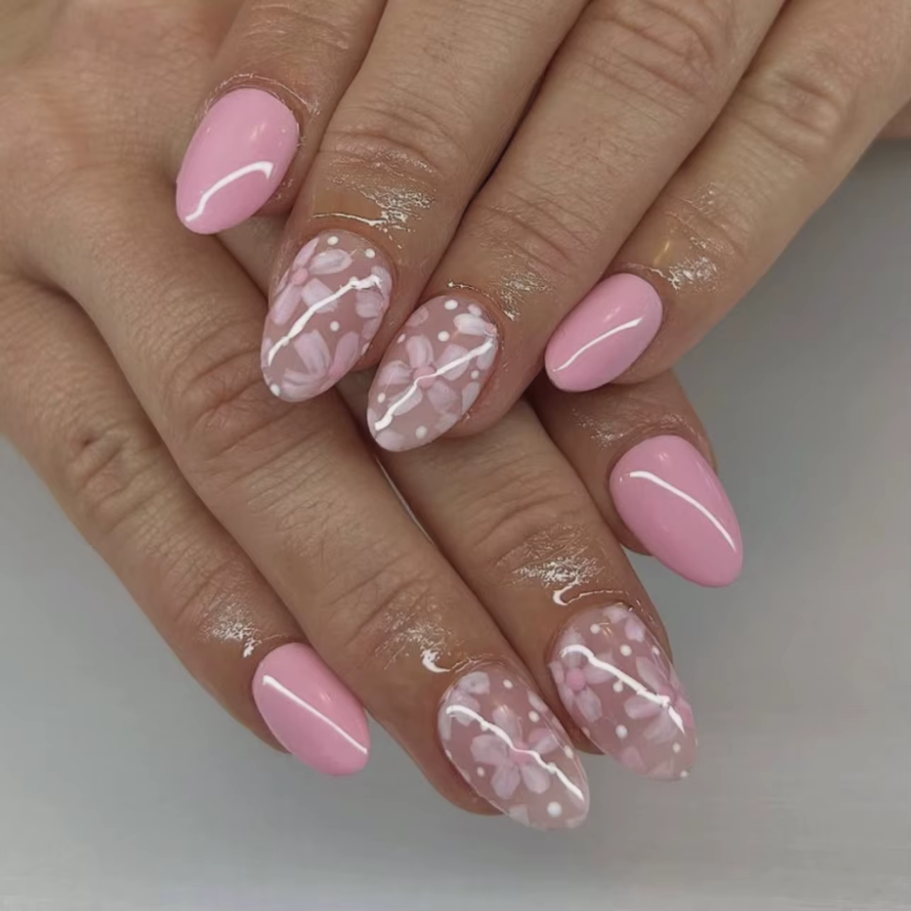 Belle Rose Rose rouge bleu fleurs français Nail Art mode portable faux ongles détachable fini faux o