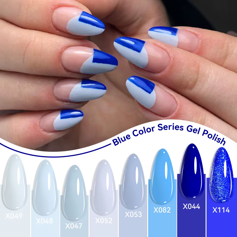 LILYCUTE 8 pièces Vernis à ongles gel couleur macaron 7ml Rose et rouge printaniers Semi-permanent S