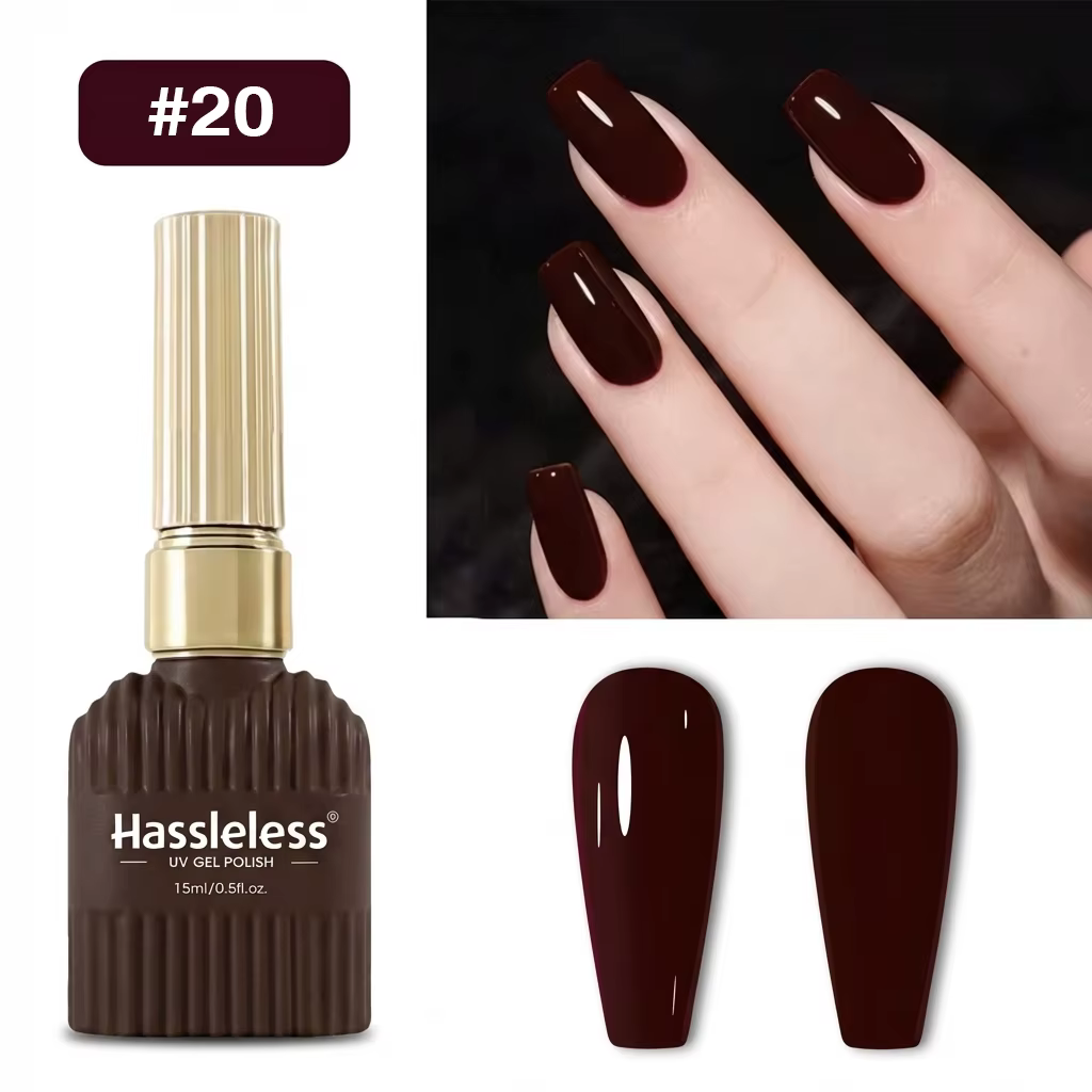 Vernis à ongles en gel 15 ml |   Finition mate et brillante |   Longue durée et résistant aux éclats