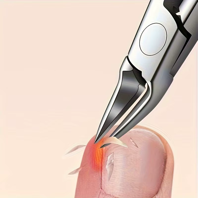Coupe-ongles professionnel épais avec corps en acier inoxydable, pour le soin des ongles et l'élimin