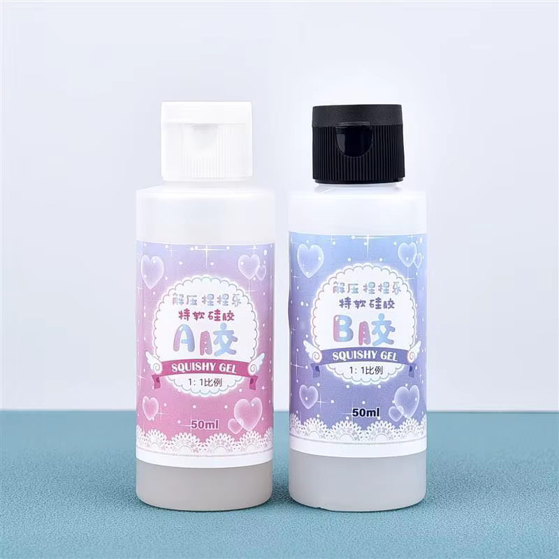 Gel Squishy en Silicone liquide souple, 500/200ml, pour mouler la patte de chat, jouets de décompres