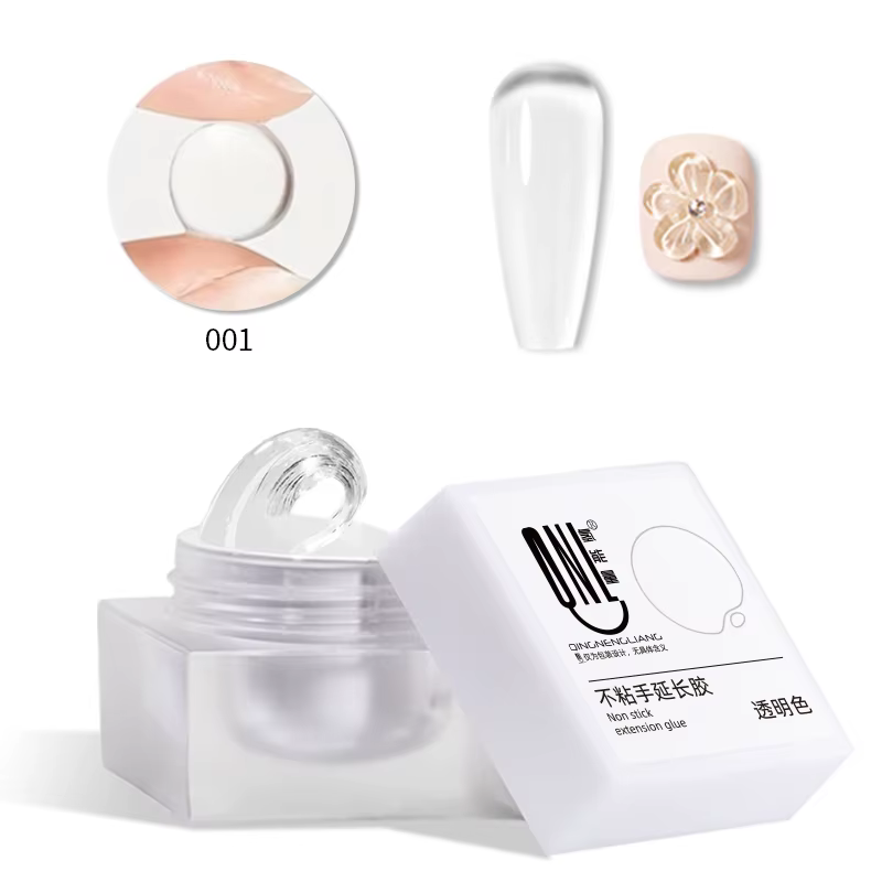 RS NAIL 5g antiadhésif main solide Extension vernis à ongles Gel gelée nu rose clair Extension Gel s