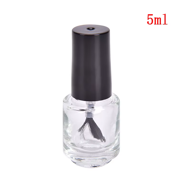 【1 pièce, flacon vide en verre pour vernis à ongles de 5/10/15 ml avec pinceau, flacon en verre pour