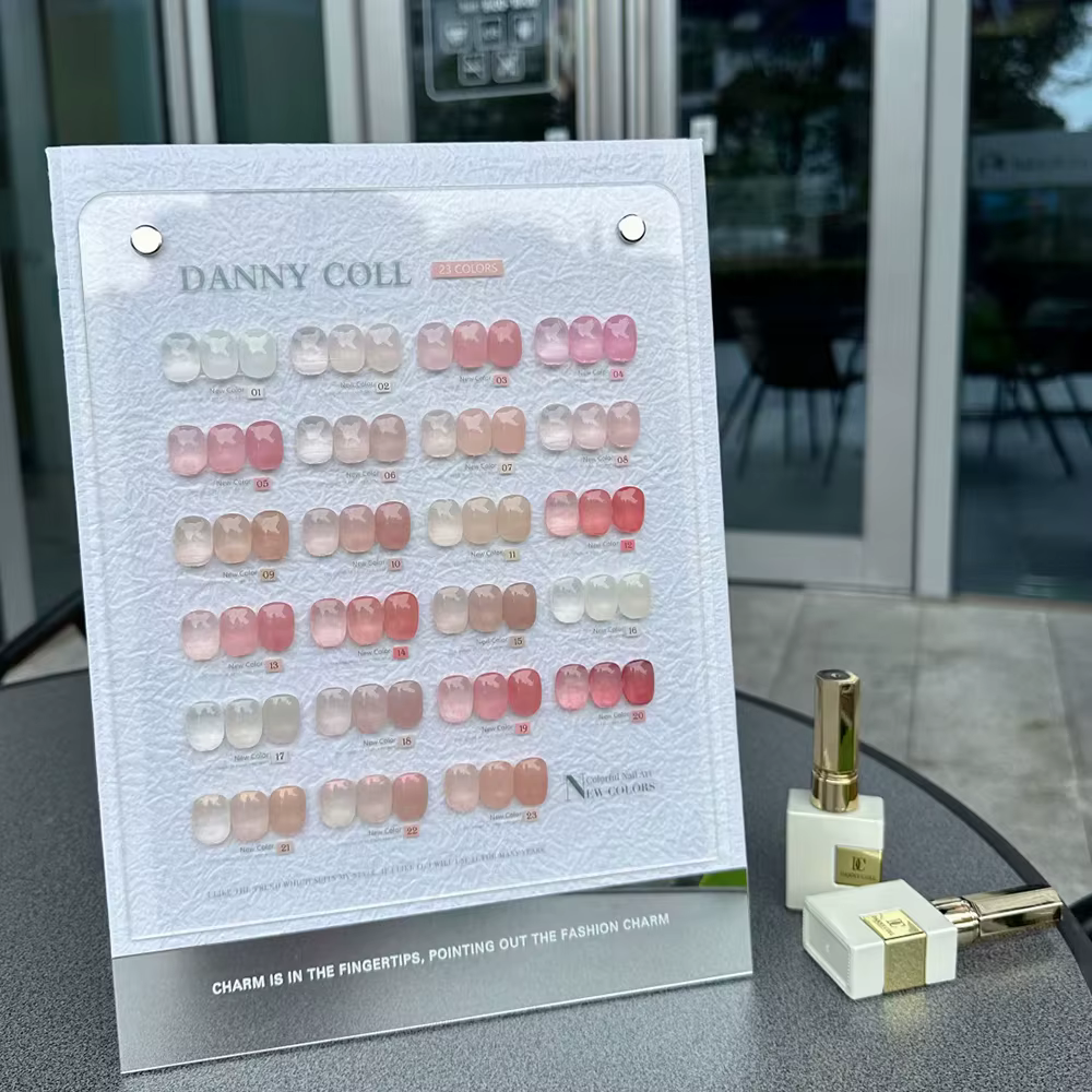 Verhéritage à Ongles en Gel UV Semi-Permanent, Apprêt à Tremper, pour Nail Art, 23 Pièces