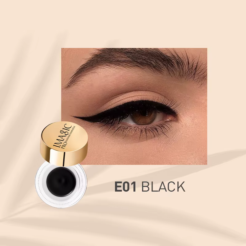 Eyeliner IMAGIC imperméable Eyeliner Gel maquillage Gel cosmétique Eye Liner avec brosse 24 heures K