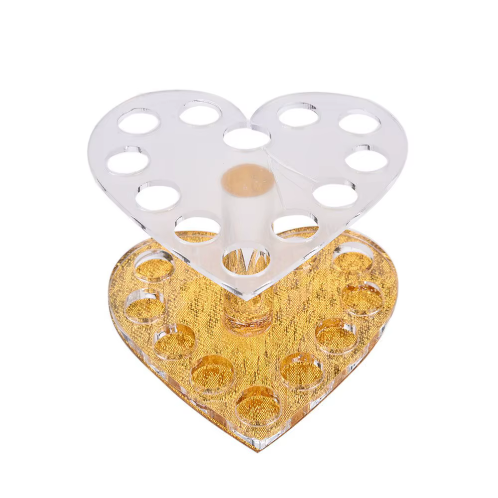 Boîte de rangement pour pinceaux à ongles, 12 trous, support pour stylo de peinture, vernis à ongles