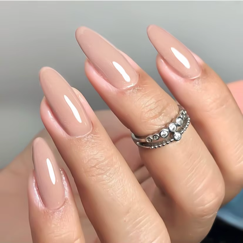 Ensemble de faux ongles à pression, 24 pièces, marron, blanc, automne, hiver, 50-Thurtips