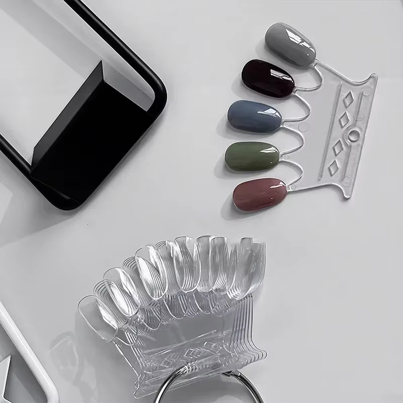 Échantillons d'ongles, carte de couleur, graphique d'affichage, modèle de vernis Gel, conseils d'art