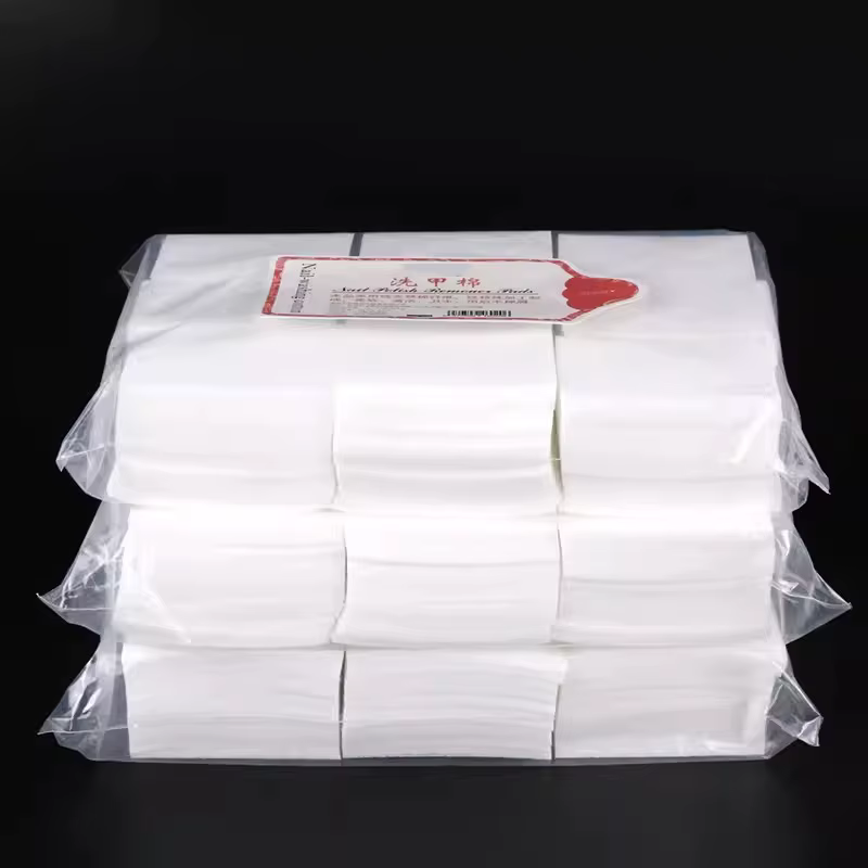 1000/500/100 pièces lingettes à ongles 100% tampons de coton non pelucheux dissolvant de vernis à on