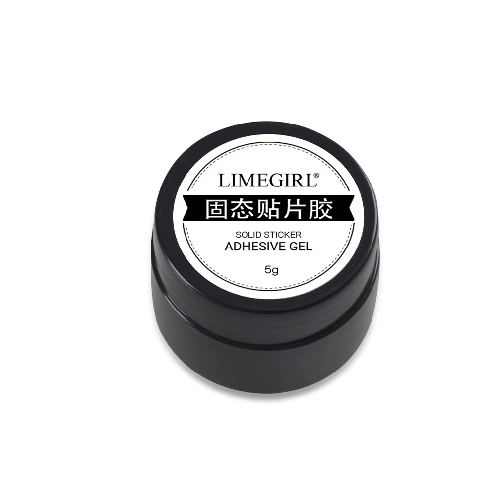LIMEGIATV-Colle à ongles en gel UV solide pour pointes d'ongles en gel doux, acrylique transparent, 